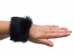 Czech Rabbit Fur Cuff: Black Dyed - 1290-RCBD-AS (Y2ORK)