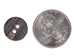 Black Mussel Button: 24L (15.0mm or 0.59&quot;) - 1363-24L (Y1J)
