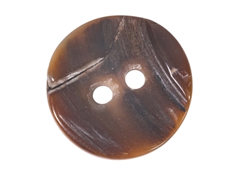 Black Mussel Button: 24L (15.0mm or 0.59") 
