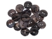 Black Mussel Button: 28L (17.8mm or 0.701") - 1363-28L (Y1J)