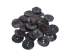 Black Mussel Button: 40L (25.4mm or 1.0") - 1363-40L (Y1J)