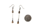 Porcupine 1-Quill Earrings: Assorted Colors - 1374-20-AS (Y2LC05)