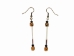 Porcupine 1-Quill Earrings: Assorted Colors - 1374-20-AS (Y2LC05)