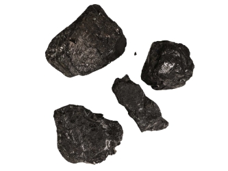 Anthracite Coal: Big Pieces: Small 1-lb Bag 