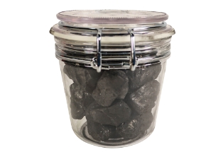 Small Jar of Anthracite Coal: Nut Sort 