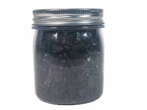 Small Jar of Anthracite Coal: Rice Sort 