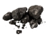 Small Jar of Anthracite Coal: Stove Sort - 1375-STOVE-JAR (Y3D)