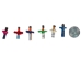 Worry Doll: 1"  - 1376-110-AS (Y2I)