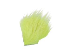 Dyed Icelandic Horse Hair Craft Fur Piece: Fluorescent Yellow 