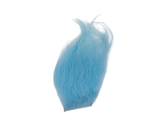 Dyed Icelandic Sheepskin Craft Fur Piece: Blue 