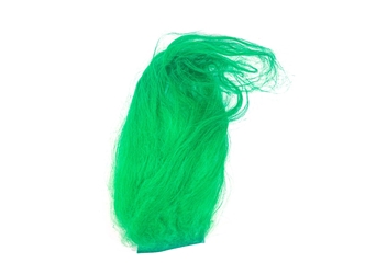 Dyed Icelandic Sheepskin Craft Fur Piece: Green 