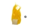 Dyed Icelandic Sheepskin Craft Fur Piece: Yellow - 1378-YL-AS (9UL4)