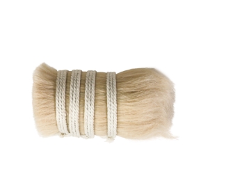 Cow Tail Hair: White: Single Drawn: 5" to 7" (lb) 