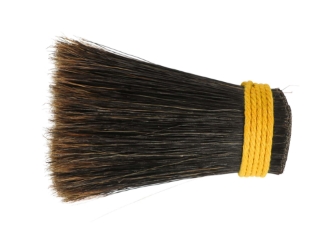 Pig Bristle Hair: Dark Brown: 5" to 6" (8 oz) 