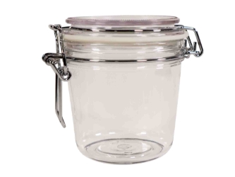 Wire Clasp Plastic Jar 