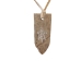 Iroquois Soapstone Arrowhead Necklace: Turtle - 144-03-01 (Y1MC06)