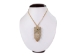 Iroquois Soapstone Arrowhead Necklace: Bear Paw - 144-03-03 (Y1MC06)