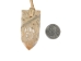 Iroquois Soapstone Arrowhead Necklace: Bear Paw - 144-03-03 (Y1MC06)