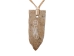 Iroquois Soapstone Arrowhead Necklace: Wheel and Feather - 144-03-04 (Y1MC06)