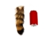 Natural Raccoon Tail: Medium - 18-11-N-M (Y2NRK)