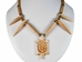 Iroquois Bone Turtle Necklace - 199-103 (Y2K)