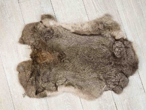 Moroccan Heavy Rabbit Skin: #3: Natural 