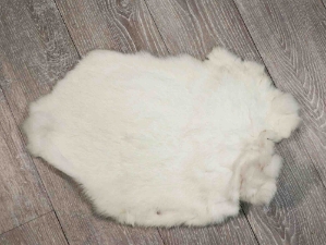 Moroccan Heavy Rabbit Skin: #5: White 