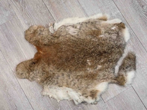 Moroccan Heavy Rabbit Skin: #6: Natural 