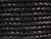 Braided Leather Cord 5mm x 25m: Black - 297C-BL50x25BK (Y2HC19)