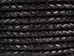 Braided Leather Cord 5mm x 25m: Black - 297C-BL50x25BK (Y2L)