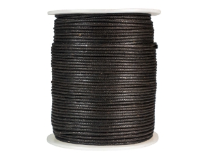 Cotton Cord 1.5mm x 100m: Black 