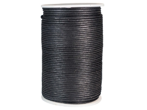 Cotton Cord 2mm x 100m: Black 