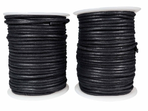 Cotton Cord 3mm x 100m: Black 