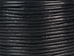 Leather Cord 0.5mm x 25m: Black - 297C-CL05x25BK (Y2L)