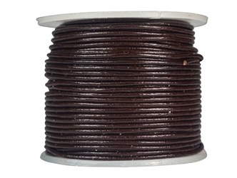 Leather Cord 0.5mm x 25m: Brown 