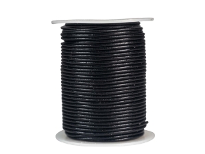 Leather Cord 1.5mm x 25m: Black 
