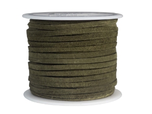 Suede Lacing 1/8": Dark Olive 