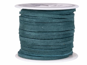Suede Lacing 1/8": Pacific Green 