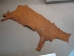 5-5.5 oz Tannery Run Buffalo Leather: Cork (sq ft) - 334-TR-CK5 (Y2K)