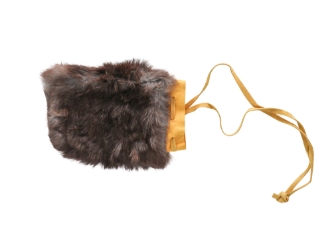Rabbit Fur Bag: 4" by 7" rabbit fur bags