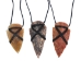 Fancy Arrowhead Black Thread Necklace - 404-FAB-AS (Y1MC02)