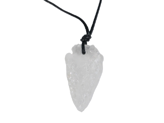 Quartz Arrowhead Necklace 
