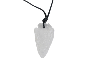 Quartz Arrowhead Necklace 