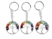 Chakra Tree of Life Keychain: Round - 42-44-R (Y1MC03)