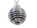 Caged Tumbled Stone Keychain: Amethyst - 42-CTAM (Y1MC02)