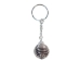 Caged Tumbled Stone Keychain: Amethyst - 42-CTAM (Y1MC02)