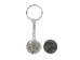 Caged Tumbled Stone Keychain: Green Aventurine - 42-CTGA (Y1MC02)
