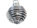 Caged Tumbled Stone Keychain: Hematite - 42-CTHE (Y1MC02)
