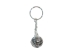 Caged Tumbled Stone Keychain: Hematite - 42-CTHE (Y1MC02)