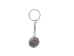 Caged Tumbled Stone Keychain: Lepidolite - 42-CTLE (Y1MC02)